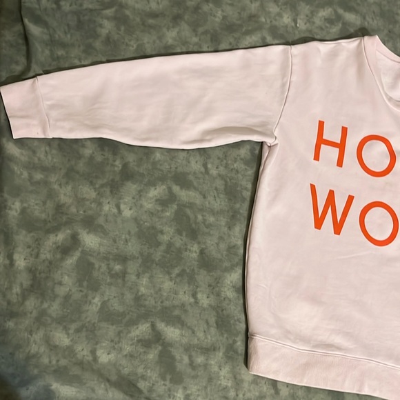 Hollywood by JCREW Sweatshirt L Pink with Orange letters - Picture 5 of 14